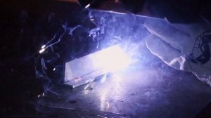 PRO MIG 200 SYNERGY: сварка алюминия толщиной 4 мм способом MIG