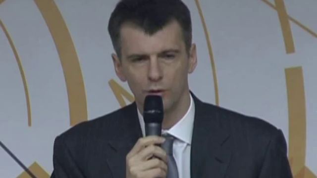 Пресс-конференция М. Прохорова в "Измайлово смотреть онлайн