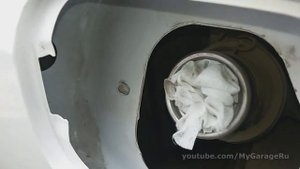 Замена замка лючка бензобака Jetta 6