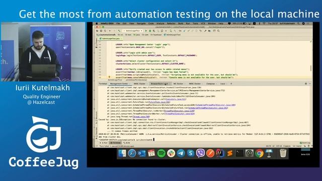 Get the most from the testing on the local machine by Iurii Kutelmakh | CoffeeJUG