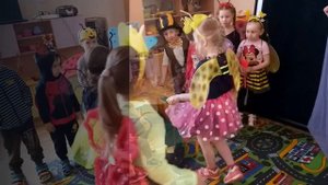 Инсценировка песни "Сел комарик на дубочек" детьми средней группы