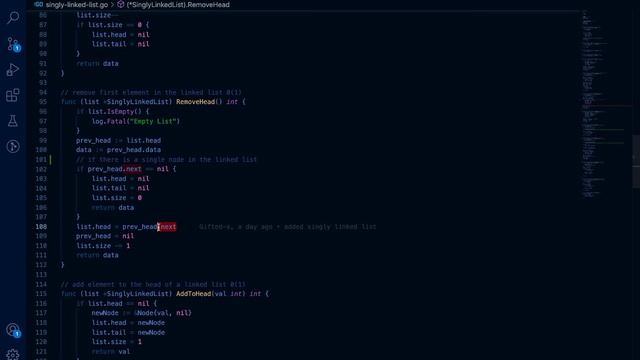 Singly Linked List Code Implementation and Unit Tests смотреть онлайн