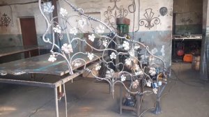 Кованые перила , Виноградная лоза,