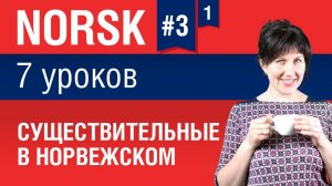 Урок 3. Норвежский язык за 7 уроков для начинающих. Существительные. Елена Шипилова.