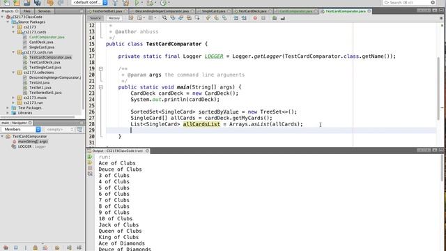 Class 19 Custom Comparator смотреть онлайн