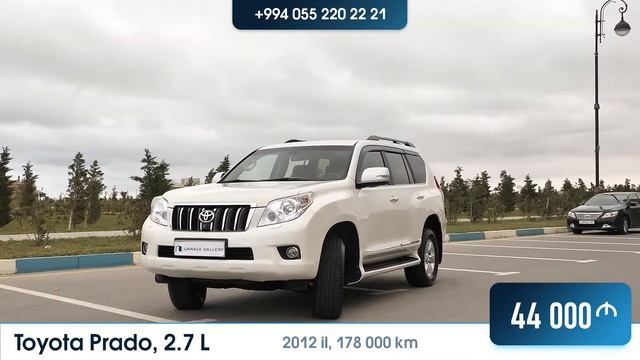 Toyota Prado, 2.7 L, 2012 il, 178 000 km - 44 000 AZN