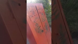 Покраска оружейного сейфа в камуфляж