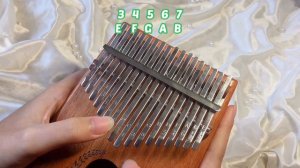 Billie Eilish, Khalid - LOVELY Kalimba Cover w/ Easy Tabs | Pai C