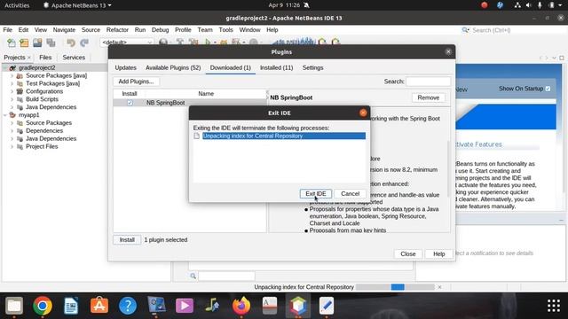 how to integrate spring boot with netbeans