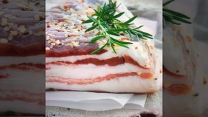 Соленое сало в пакете - просто, быстро и очень вкусно! #сало