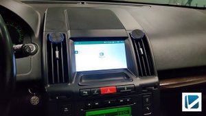 Мультимедиа со всеми приложениями и камера заднего вида с омывателем на LAND ROVER FREELANDER