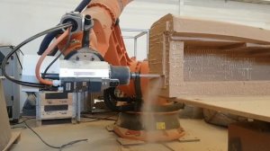 Canoe milling with Kuka robot
