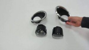 Фары противотуманные Nissan Qashqai J11 2014-... с рамками (NS782)