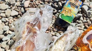 Пикник на центральном пляже Байкала в Листвянке