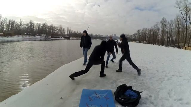 Днепр. Гидропарк. Сила. Воли. Рак. Купание. Зимой. Адреналин. Закаливание смотреть онлайн