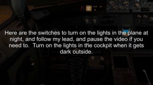 X-Plane 11: How to turn on lights on a Default 737-800