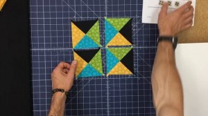 Peek into Batik Quilt Block #6 - Michael Miller Fabrics' Making it Fun #47