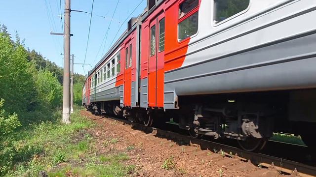 ЭД4М-0371 Пригроодный Поезд Линия Невской Дубровка финляндский Вокзал Перегон Дубровка Петрокрепост смотреть онлайн