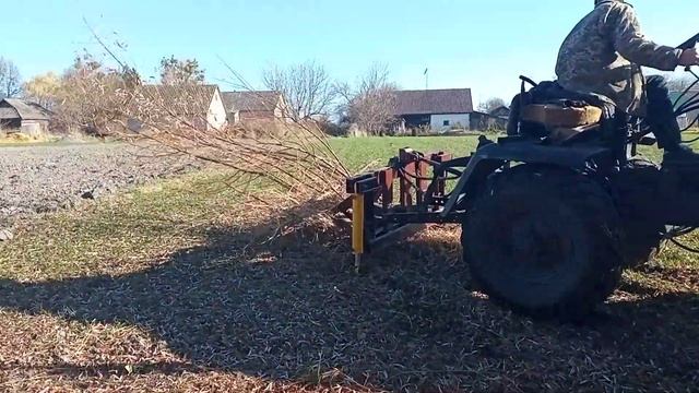 КОРЧЕВАТЕЛЬ ДЕРЕВЬЕВ НА САМОДЕЛЬНЫЙ ТРАКТОР | НАВЕСКА НА САМОДЕЛЬНЫЙ ТРАКТОР СВОИМИ РУКАМИ | смотреть онлайн