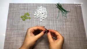 Гипсофила из фоамирана | Как сделать гипсофилу | DIY