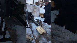 Реечный дровокол своими руками