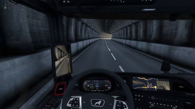 ETS2, скрытая дорога на карте ProMods смотреть онлайн