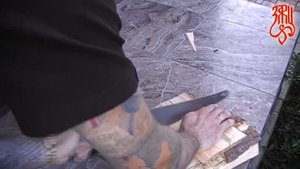 Ремонт трещин в деревянной скульптуре