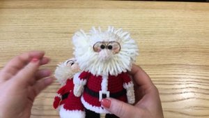 Дед мороз - Санта Клаус крючком.