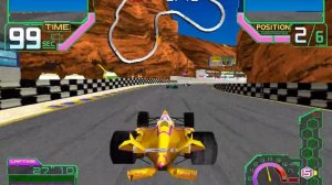 Ace Driver: Victory Lap - Namco System 22 - Yellow Car - High Speed Circuit - 15 Laps - Full Race