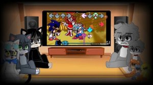 Tom and Jerry Characters Reacts To Fnf Sonic.EXE 3.0 | Part 1 | Too Slow Encore