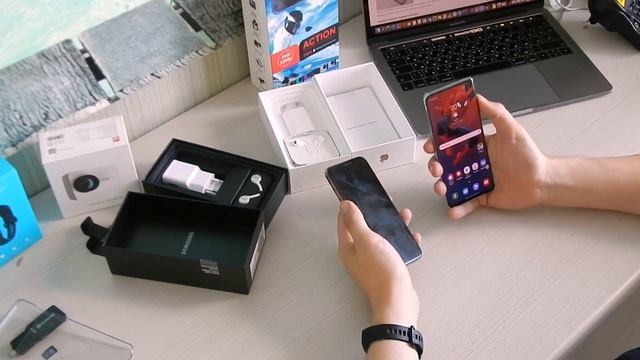 Galaxy S10 или iPhone XS? Тест на тротлинг, сравниваем камеры. смотреть онлайн