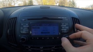 How to Enter and Manage Radio Equalizer in Hyundai i30 I ( 2007 – 2012 )