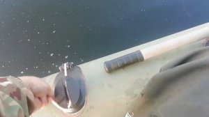 Рым для якоря на лодке ПВХ,  суперЯкорь, скотч! Китайский эхолот Фиш Файндер рулит.Браславские озер
