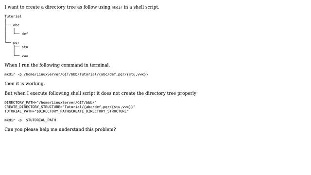 Ubuntu: Creating multiple directories at once using a shell script with mkdir and variables смотреть онлайн