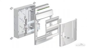 ABB Mistral65-12M - Бокс настенный на 12 модулей 320х250х15 - (1SLM006501A1202)