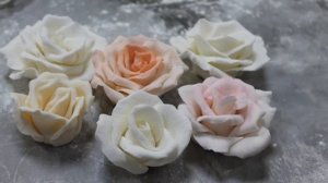 Как сделать РОЗЫ из мастики How to Make a Sugar Rose