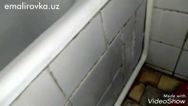 Восстановление эмали ванн в Ташкенте. Эмаль Эпоксин 51. смотреть онлайн