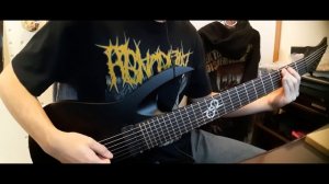 Extermination Dismemberment - Disemboweled Engorgement guitar cover (w/ TABS) (Solar A1.7ET)