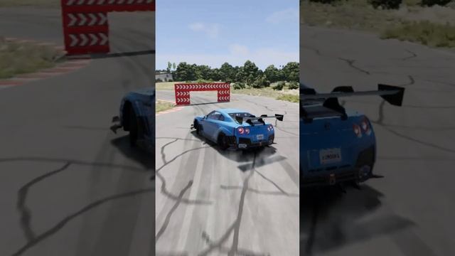 NISSAN SKYLINE GTR R35 imposible drift - Beamng смотреть онлайн