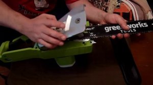 Электрическая пила greenworks. Сборка и первые впечатления.