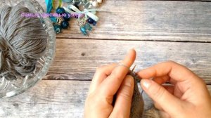 Схема вязания спицами, рельефные ромбы