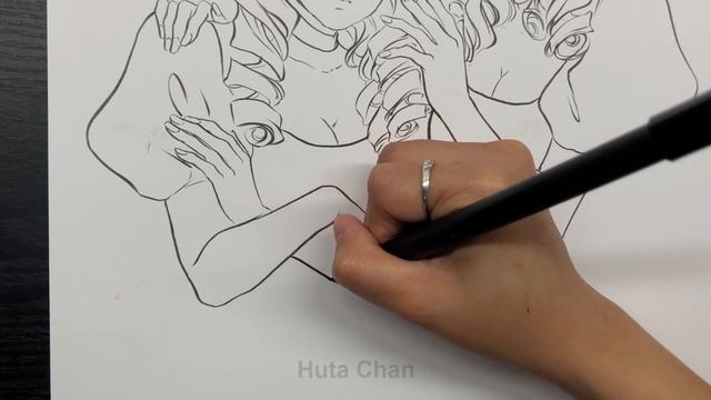 Drawing Cinderella's Stepsisters: Drizella & Anastasia | Unboxing Holbein Gouache Set | Huta Chan смотреть онлайн