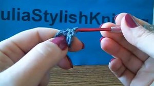 Как вязать столбик без накида ст  б /н