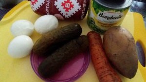 Салат Столичный с колбасой