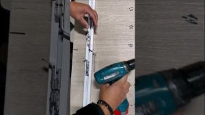 Этап сборки электрокарниза, привода штор, автоматические шторы