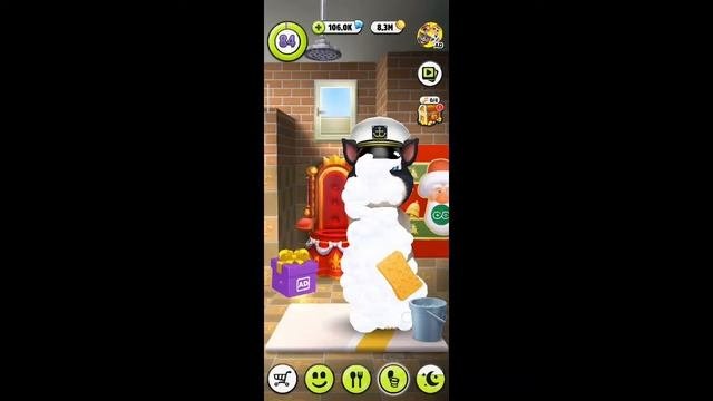 100 уровень мой говорящий Том игра на телефон My Talking Tom