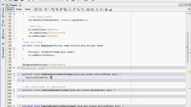 Java JTable Ep.16 - Add/Insert,Update,Delete/Remove Dynamically смотреть онлайн