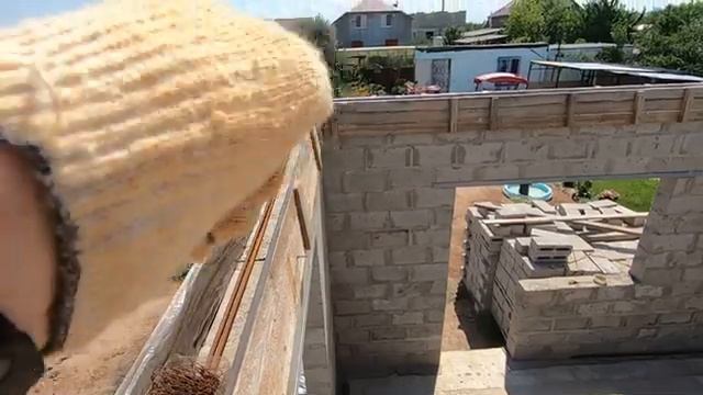 ПРОСТОЙ и НАДЁЖНЫЙ арматурный каркас для армопояса|Монтаж шпилек под мауэрлат