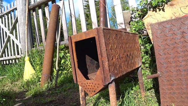 ЧУДО ПЕЧКА В ПАЛАТКУ. ОТОПЛЕНИЕ В МОБИЛЬНЫЙ БАЛОК. САМОДЕЛЬНАЯ ПЕЧКА. смотреть онлайн