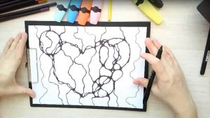 Нейрографика. Рисуем наши идеальные отношения с партнером- "Дыхание любви". #нейротаня #нейрографик